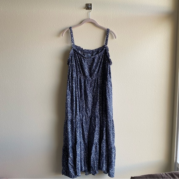 Universal Thread Blue Floral Maxi Dress - Picture 16 of 16